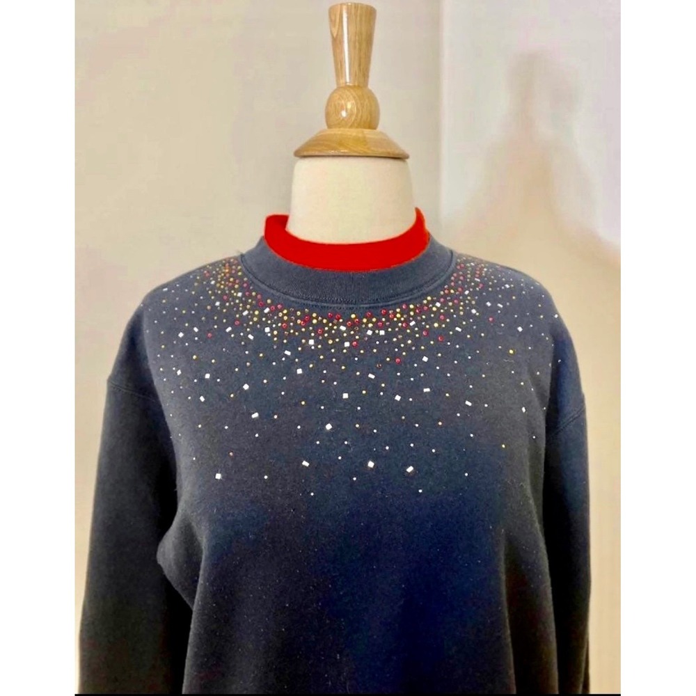 Sparkly Bedazzled‎ Crewneck Casino Sweatshirt